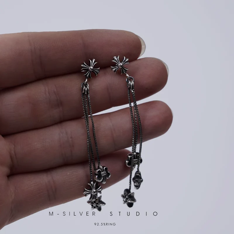 Chrome Hearts Cross Ring - Gothic 925 Sterling Silver Jewelry | David Studio
