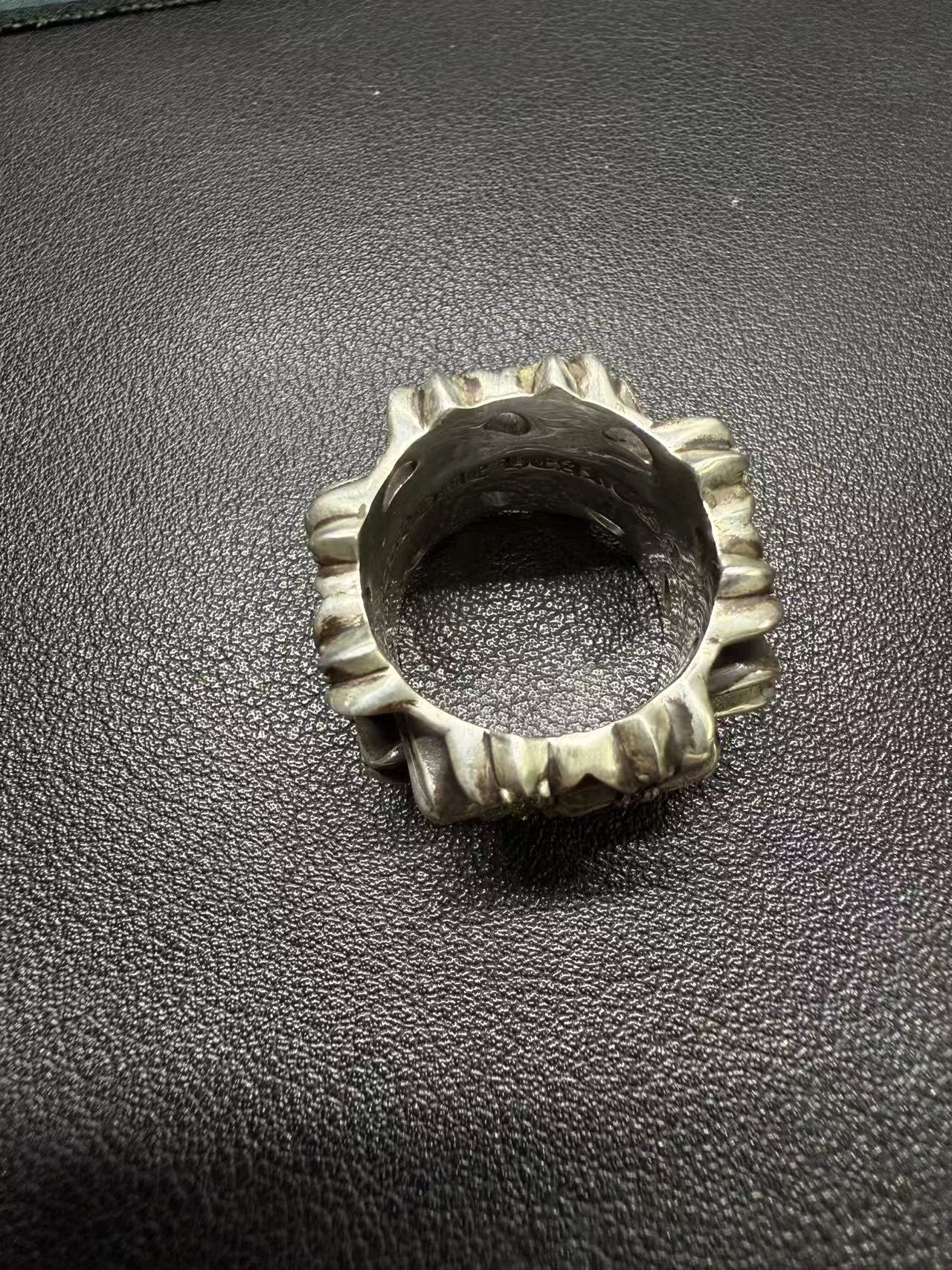 Chrome Hearts Cross Ring - Gothic 925 Sterling Silver Jewelry | David Studio