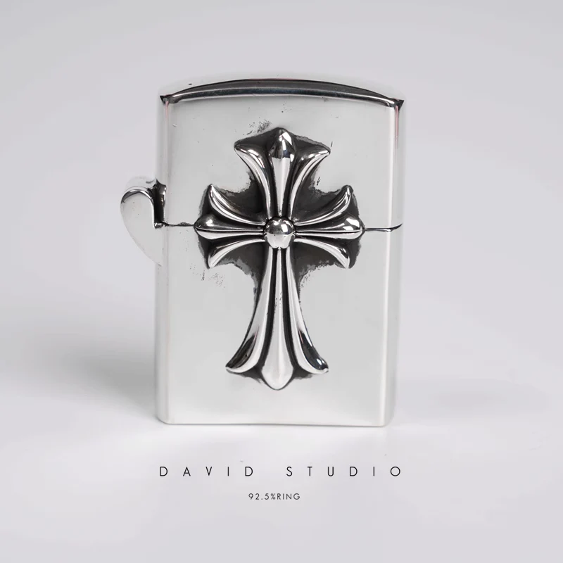 Chrome Hearts Cross Ring - Gothic 925 Sterling Silver Jewelry | David Studio