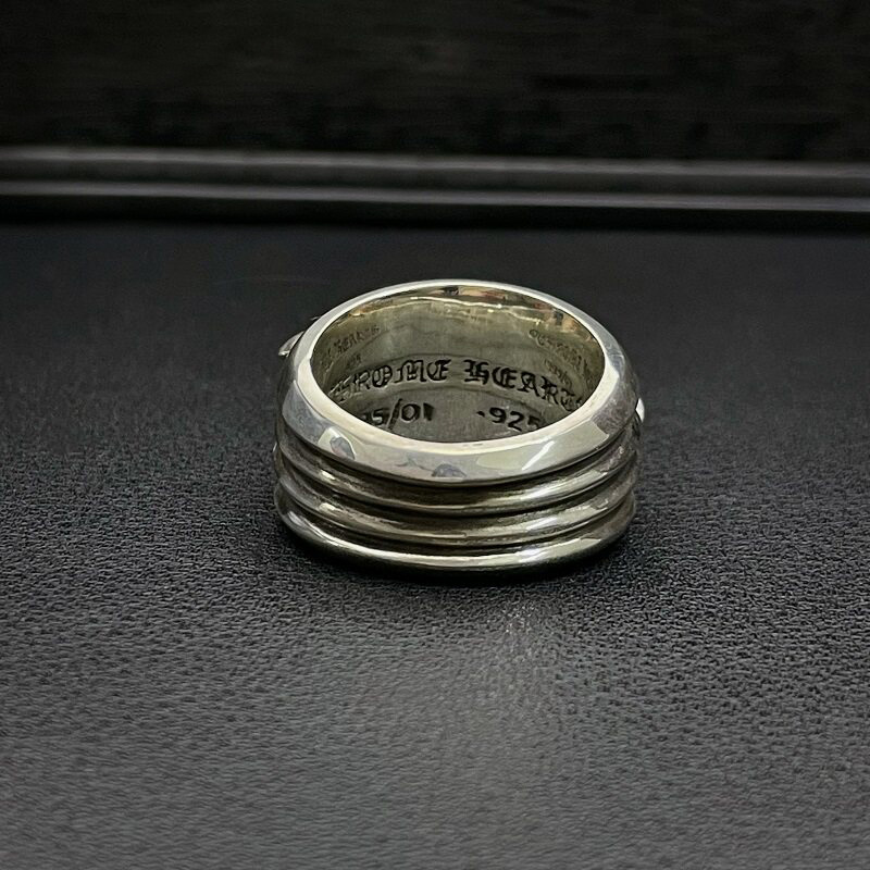 Chrome Hearts Cross Ring - Gothic 925 Sterling Silver Jewelry | David Studio