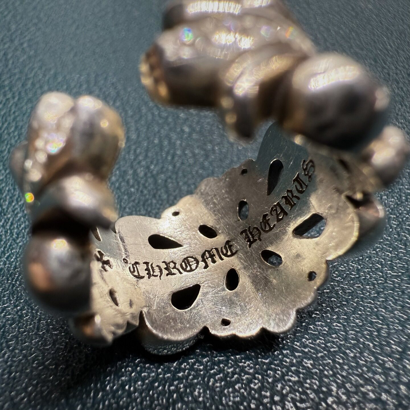 Chrome Hearts Cross Ring - Gothic 925 Sterling Silver Jewelry | David Studio