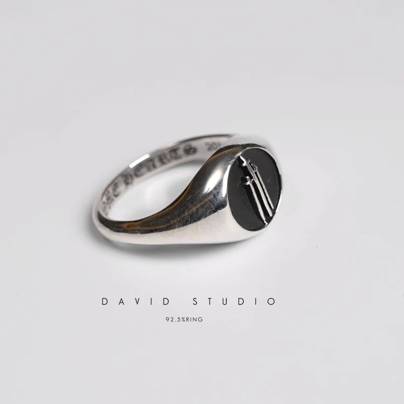 Chrome Hearts Cross Ring - Gothic 925 Sterling Silver Jewelry | David Studio