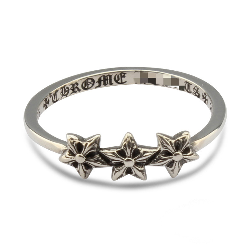 Chrome Hearts Cross Ring - Gothic 925 Sterling Silver Jewelry | David Studio