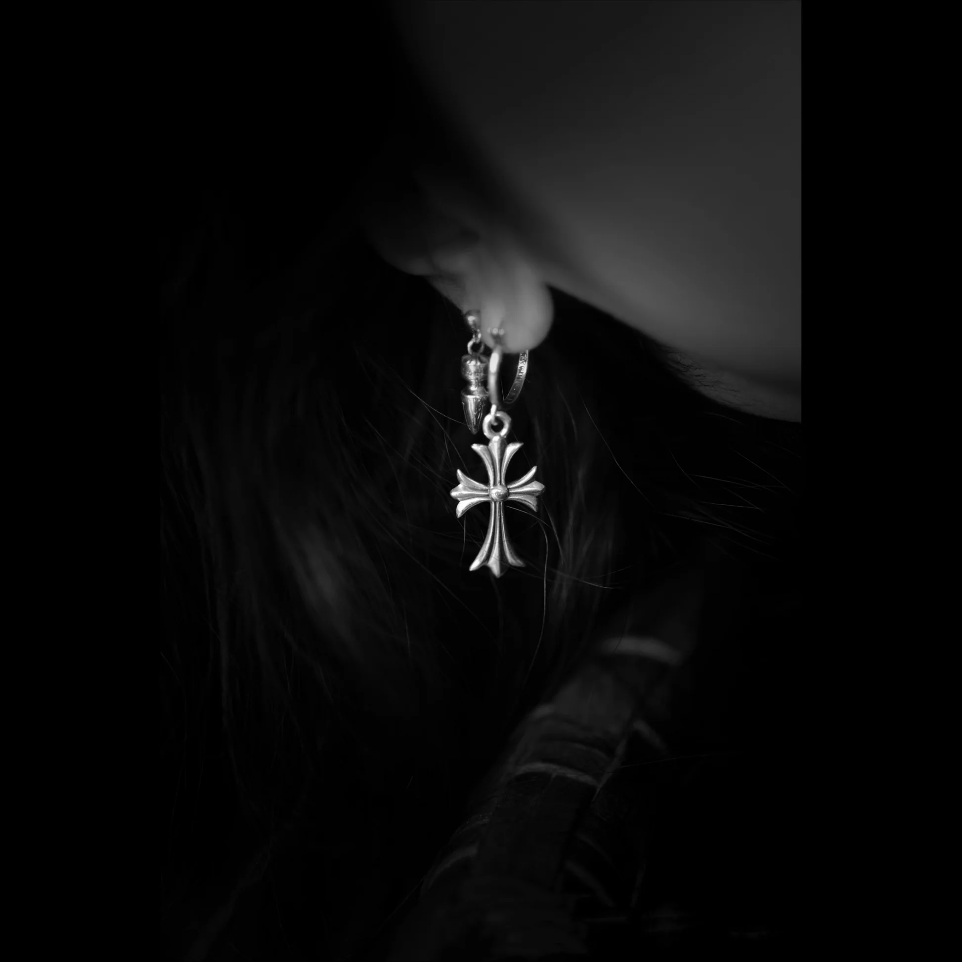 Chrome Hearts Cross Ring - Gothic 925 Sterling Silver Jewelry | David Studio