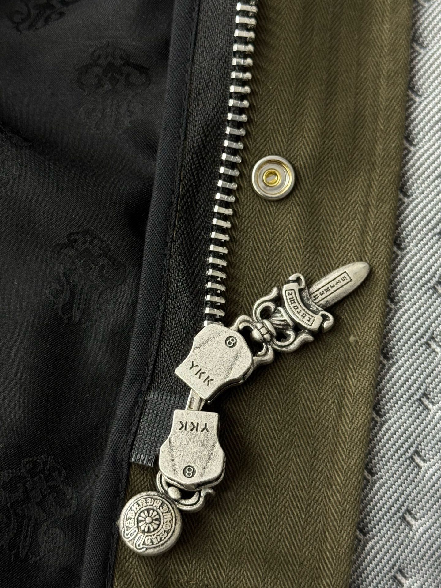 Chrome Hearts Cross Ring - Gothic 925 Sterling Silver Jewelry | David Studio