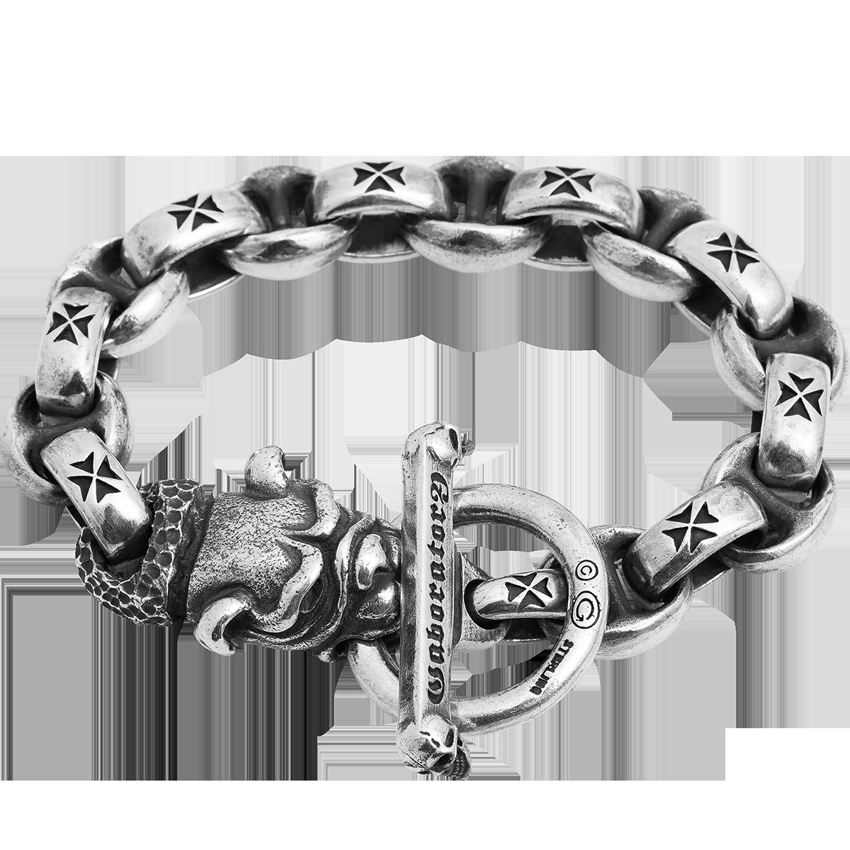 Chrome Hearts Cross Ring - Gothic 925 Sterling Silver Jewelry | David Studio