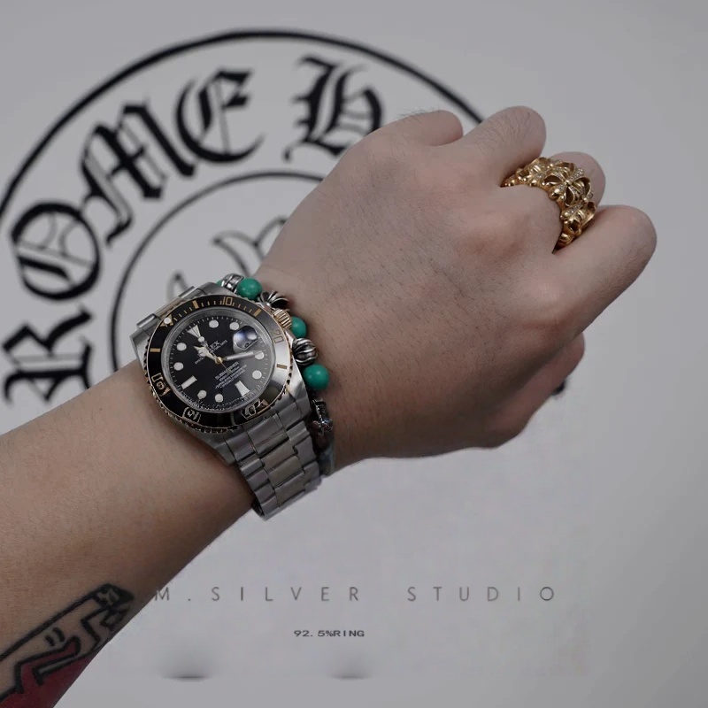 Chrome Hearts Cross Ring - Gothic 925 Sterling Silver Jewelry | David Studio