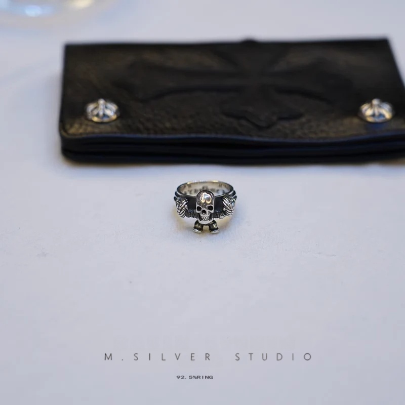 Chrome Hearts Cross Ring - Gothic 925 Sterling Silver Jewelry | David Studio