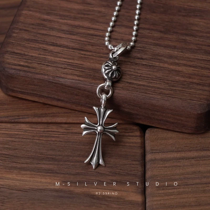 Chrome Hearts Cross Ring - Gothic 925 Sterling Silver Jewelry | David Studio