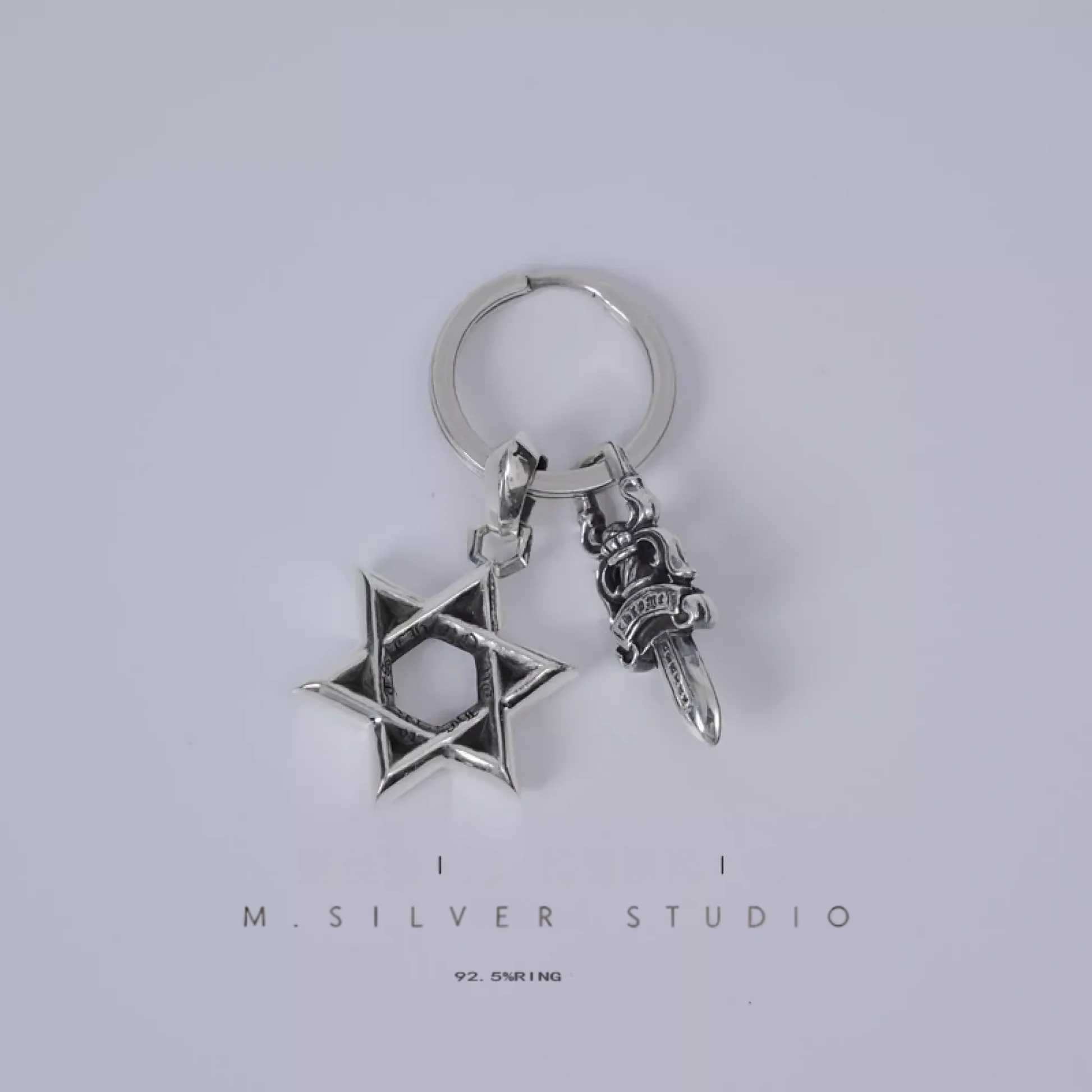 Chrome Hearts Cross Ring - Gothic 925 Sterling Silver Jewelry | David Studio