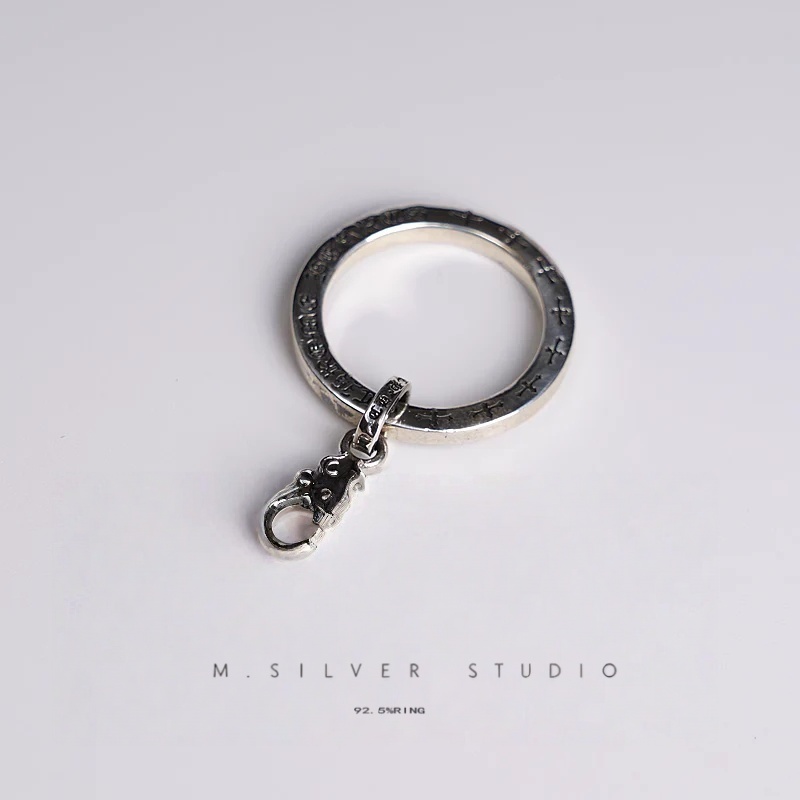 Chrome Hearts Cross Ring - Gothic 925 Sterling Silver Jewelry | David Studio