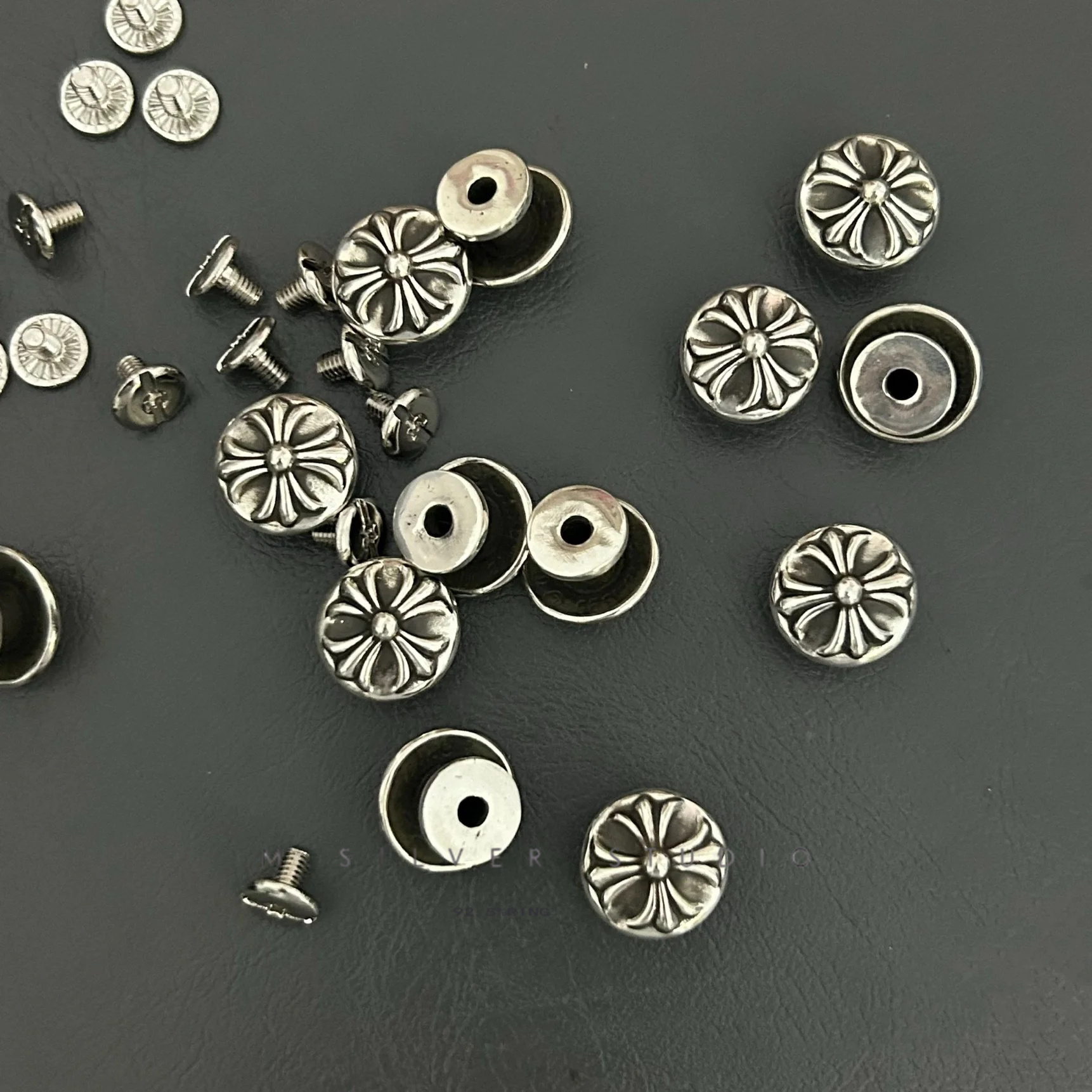 Chrome Hearts Cross Ring - Gothic 925 Sterling Silver Jewelry | David Studio