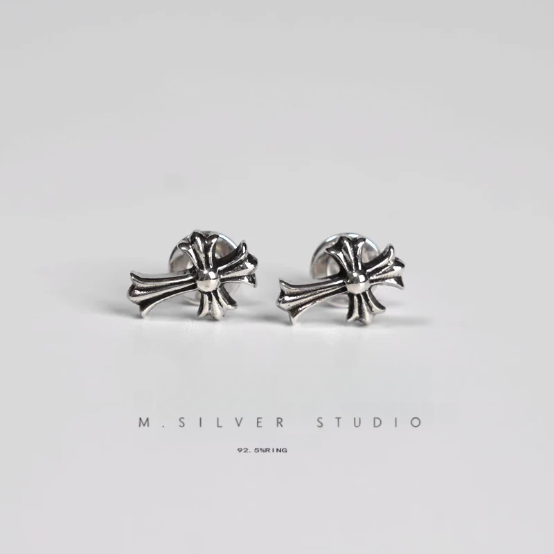 Chrome Hearts Cross Ring - Gothic 925 Sterling Silver Jewelry | David Studio