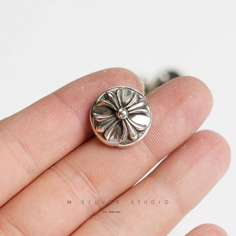 Chrome Hearts Cross Ring - Gothic 925 Sterling Silver Jewelry | David Studio