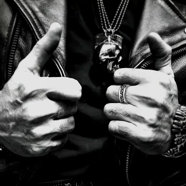 Chrome Hearts Cross Ring - Gothic 925 Sterling Silver Jewelry | David Studio