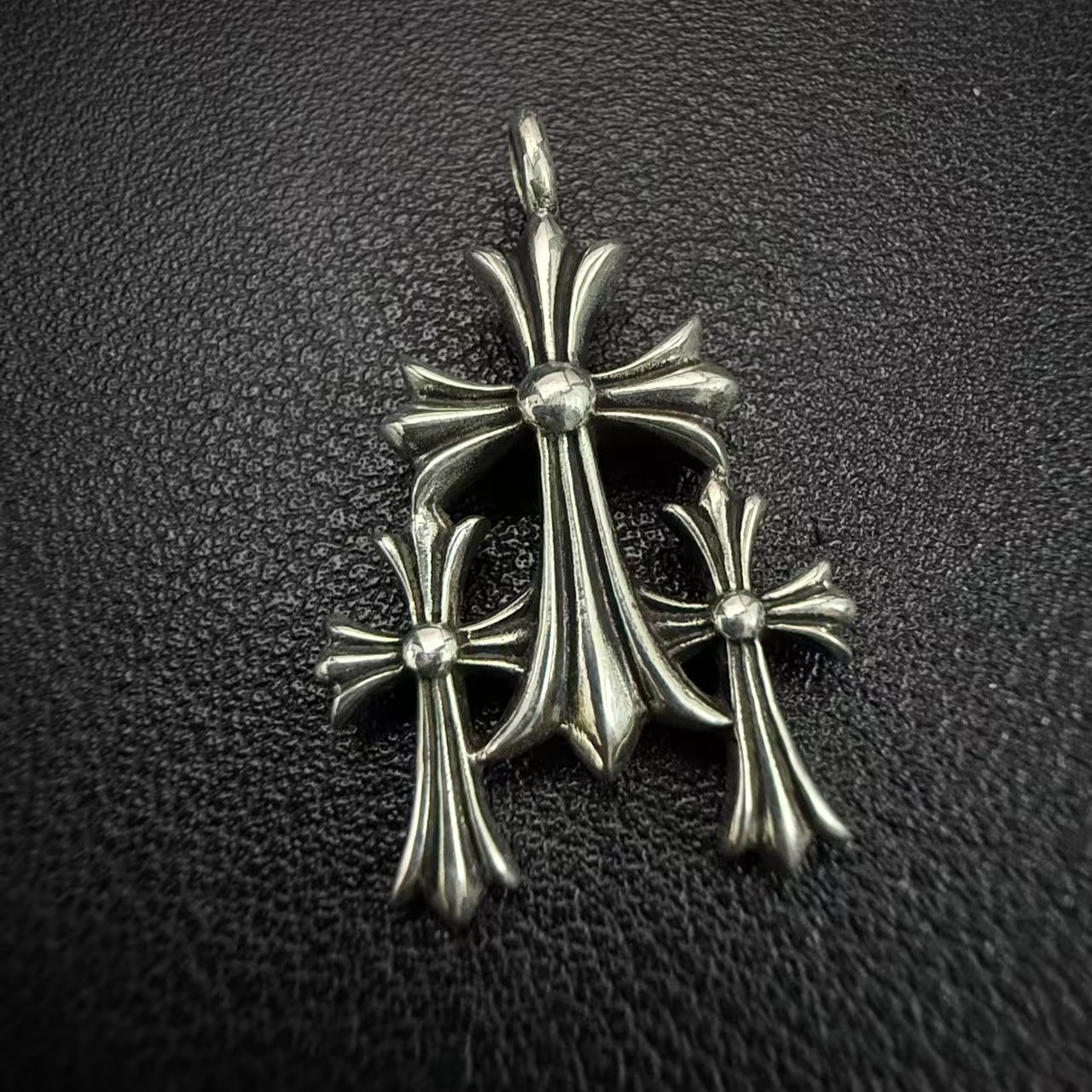 Chrome Hearts Cross Ring - Gothic 925 Sterling Silver Jewelry | David Studio