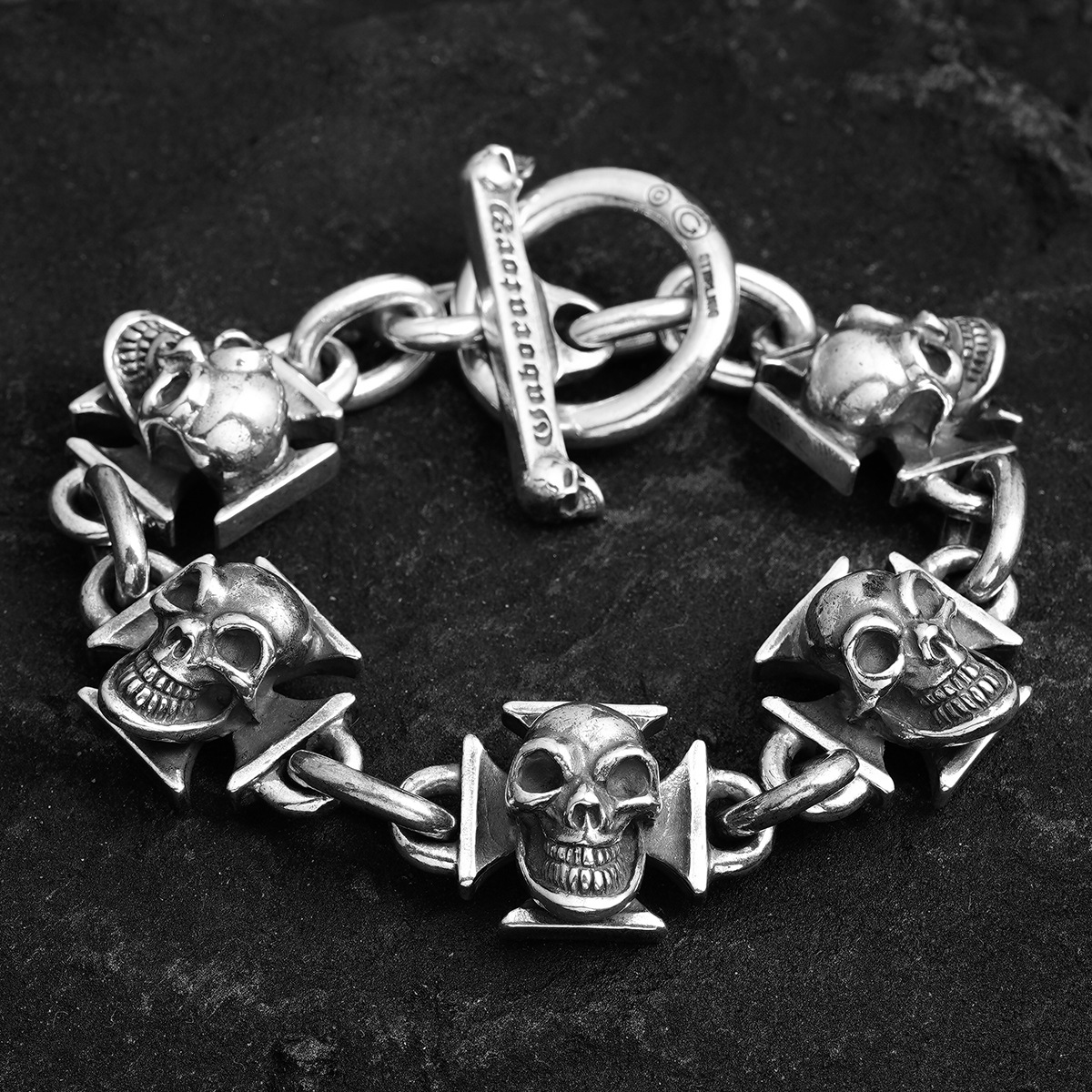 Chrome Hearts Cross Ring - Gothic 925 Sterling Silver Jewelry | David Studio