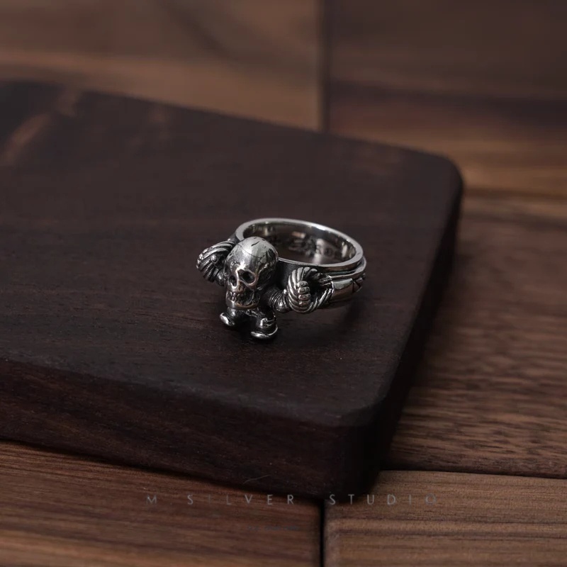 Chrome Hearts Cross Ring - Gothic 925 Sterling Silver Jewelry | David Studio