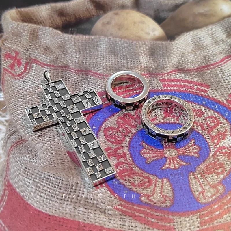 Chrome Hearts Cross Ring - Gothic 925 Sterling Silver Jewelry | David Studio