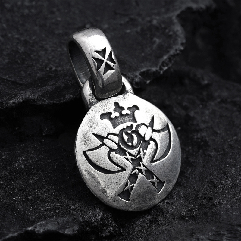 Chrome Hearts Cross Ring - Gothic 925 Sterling Silver Jewelry | David Studio