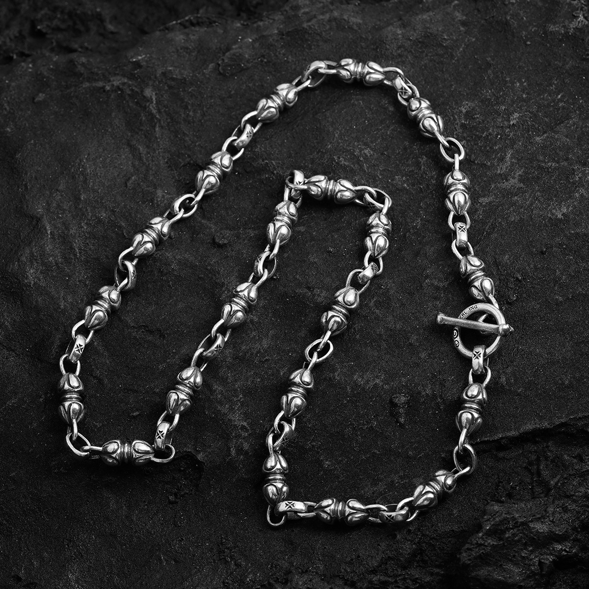 Chrome Hearts Cross Ring - Gothic 925 Sterling Silver Jewelry | David Studio