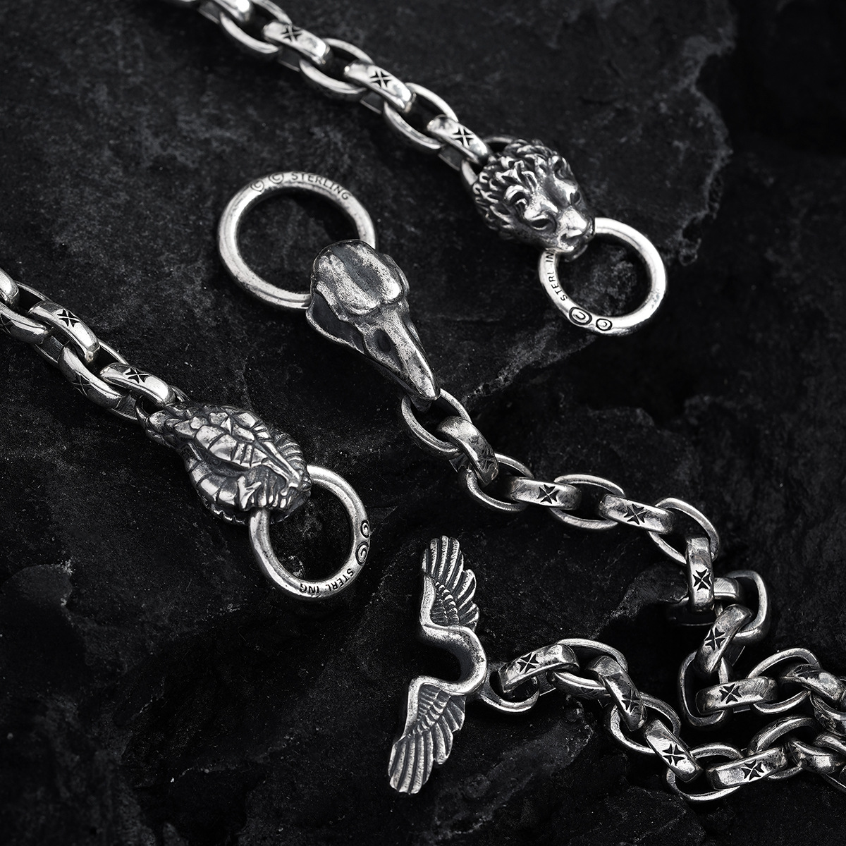 Chrome Hearts Cross Ring - Gothic 925 Sterling Silver Jewelry | David Studio