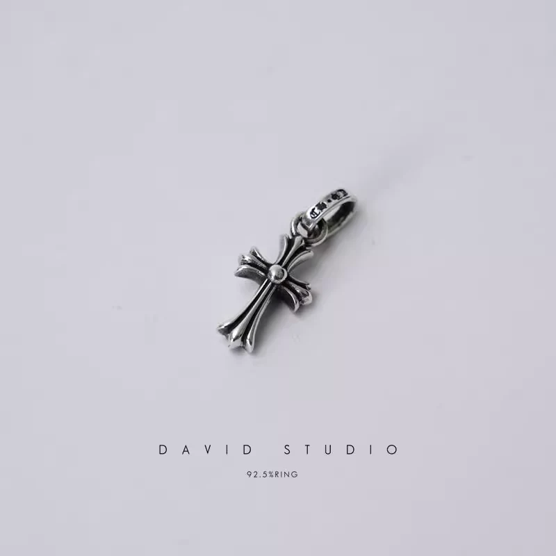 Chrome Hearts Cross Ring - Gothic 925 Sterling Silver Jewelry | David Studio