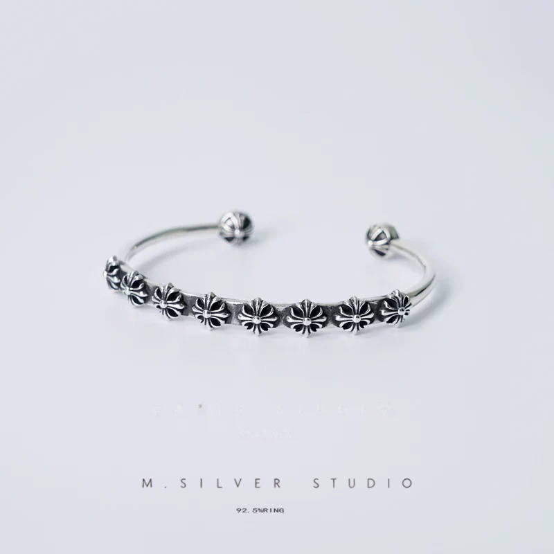 Chrome Hearts Cross Ring - Gothic 925 Sterling Silver Jewelry | David Studio