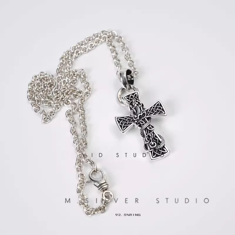 Chrome Hearts Cross Ring - Gothic 925 Sterling Silver Jewelry | David Studio