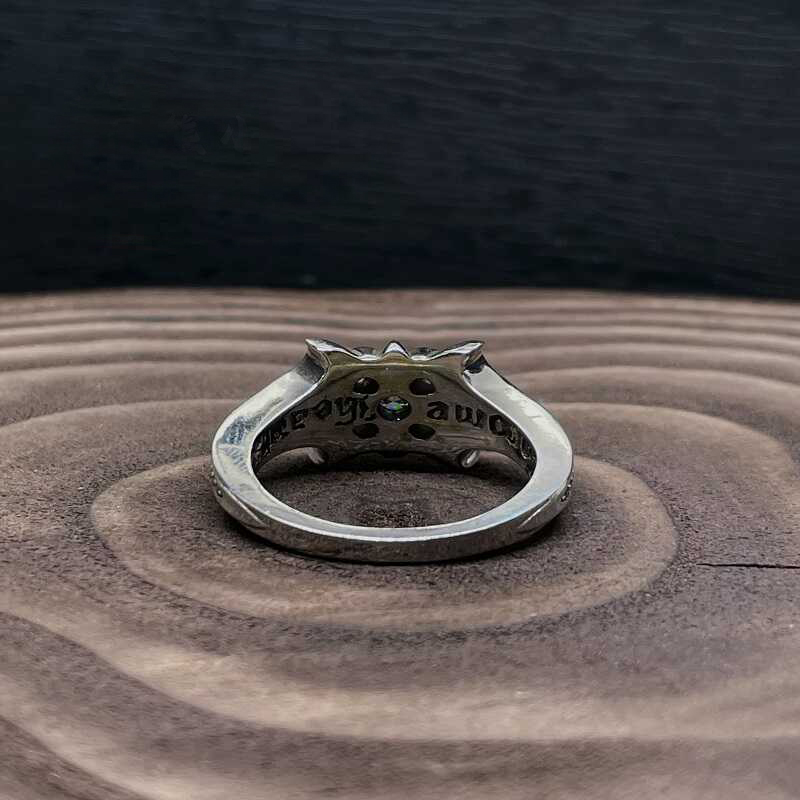 Chrome Hearts Cross Ring - Gothic 925 Sterling Silver Jewelry | David Studio