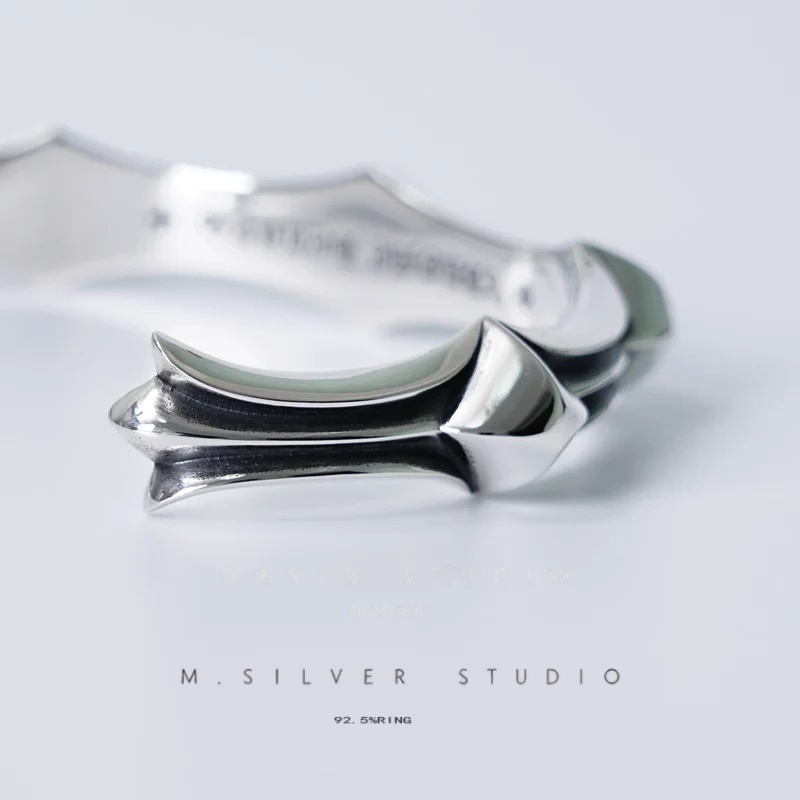 Chrome Hearts Cross Ring - Gothic 925 Sterling Silver Jewelry | David Studio