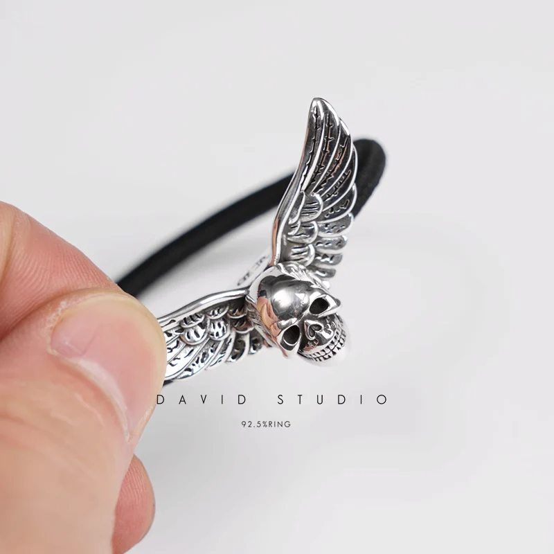 Chrome Hearts Cross Ring - Gothic 925 Sterling Silver Jewelry | David Studio