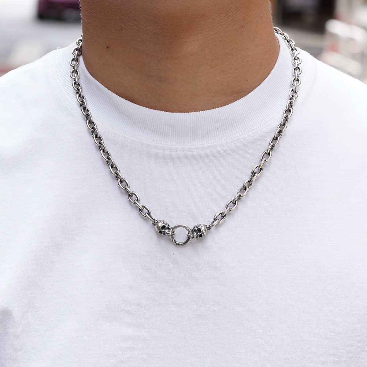 Chrome Hearts Cross Ring - Gothic 925 Sterling Silver Jewelry | David Studio