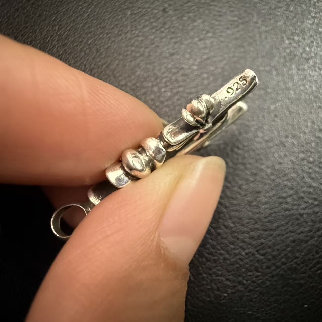 Chrome Hearts Cross Ring - Gothic 925 Sterling Silver Jewelry | David Studio