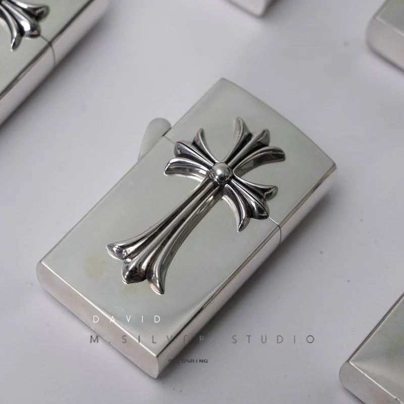 Chrome Hearts Cross Ring - Gothic 925 Sterling Silver Jewelry | David Studio