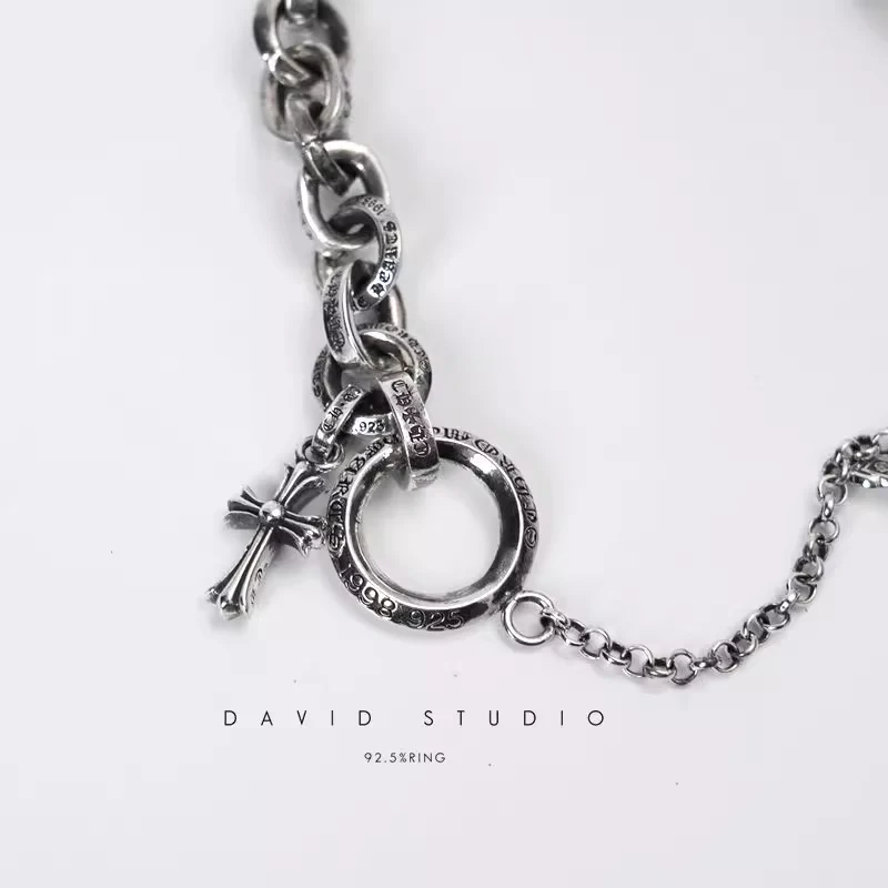 Chrome Hearts Cross Ring - Gothic 925 Sterling Silver Jewelry | David Studio