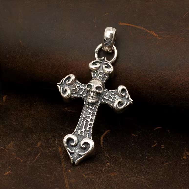 Chrome Hearts Cross Ring - Gothic 925 Sterling Silver Jewelry | David Studio