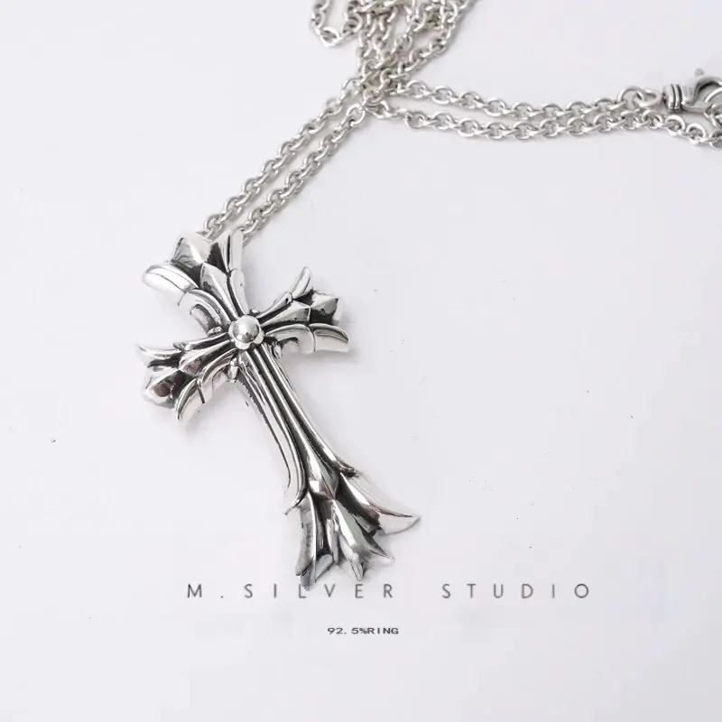 Chrome Hearts Cross Ring - Gothic 925 Sterling Silver Jewelry | David Studio