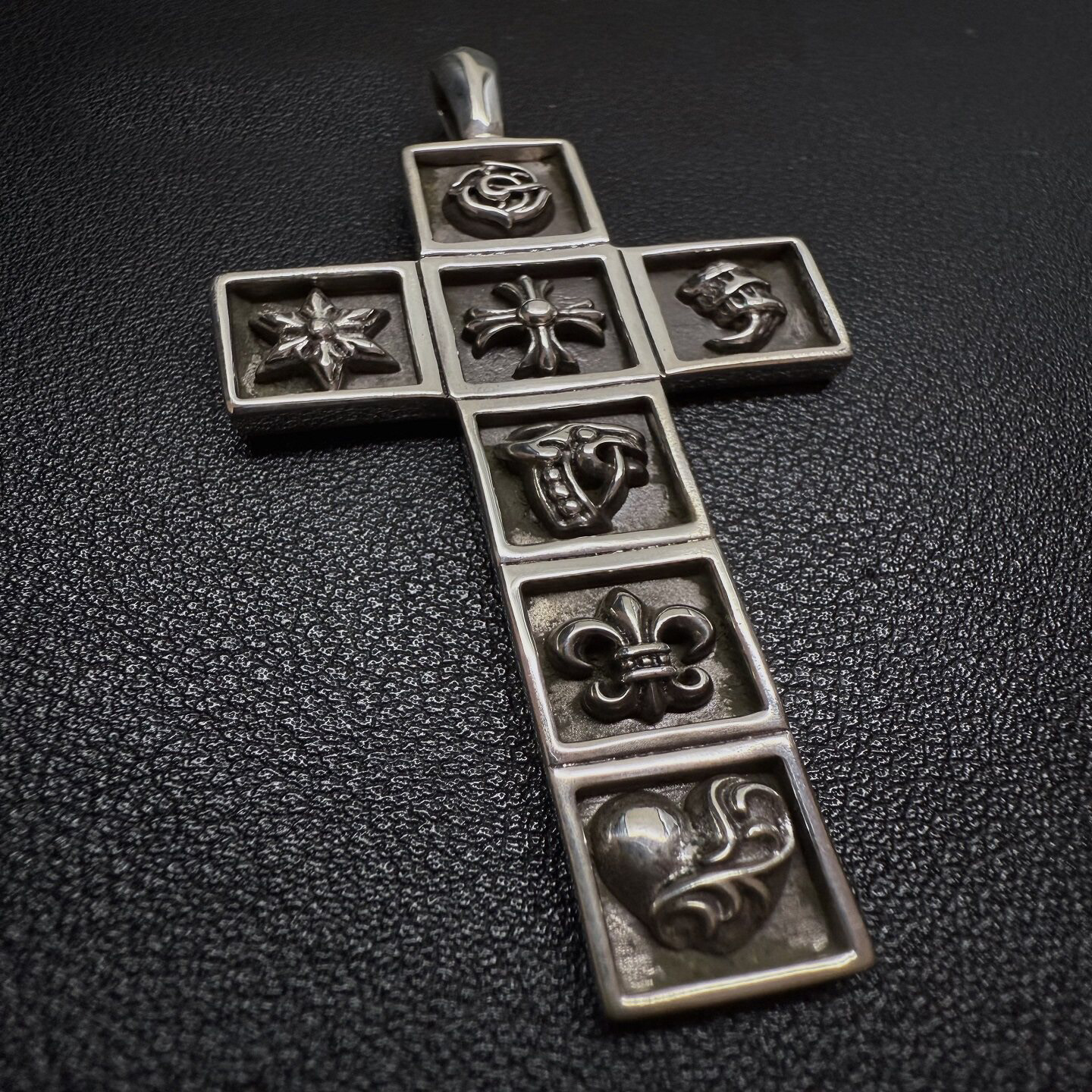 Chrome Hearts Cross Ring - Gothic 925 Sterling Silver Jewelry | David Studio