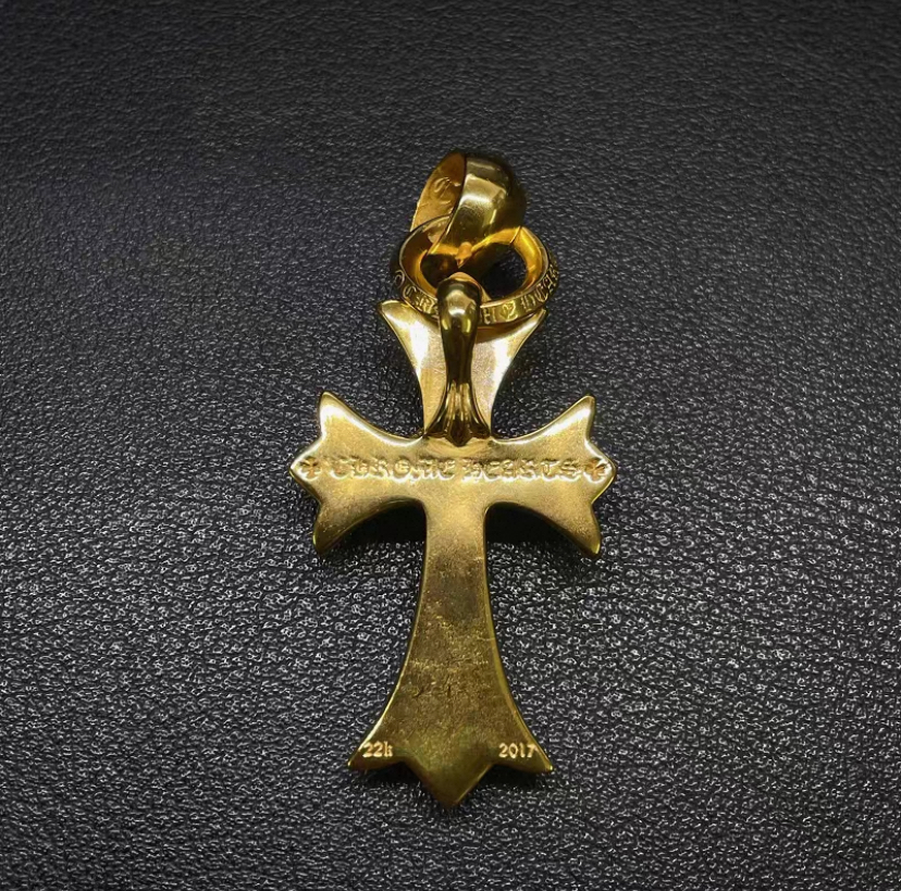 Chrome Hearts Cross Ring - Gothic 925 Sterling Silver Jewelry | David Studio