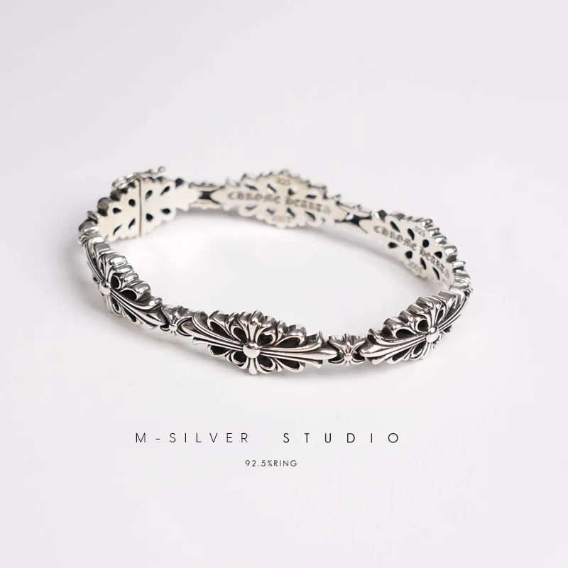 Chrome Hearts Cross Ring - Gothic 925 Sterling Silver Jewelry | David Studio