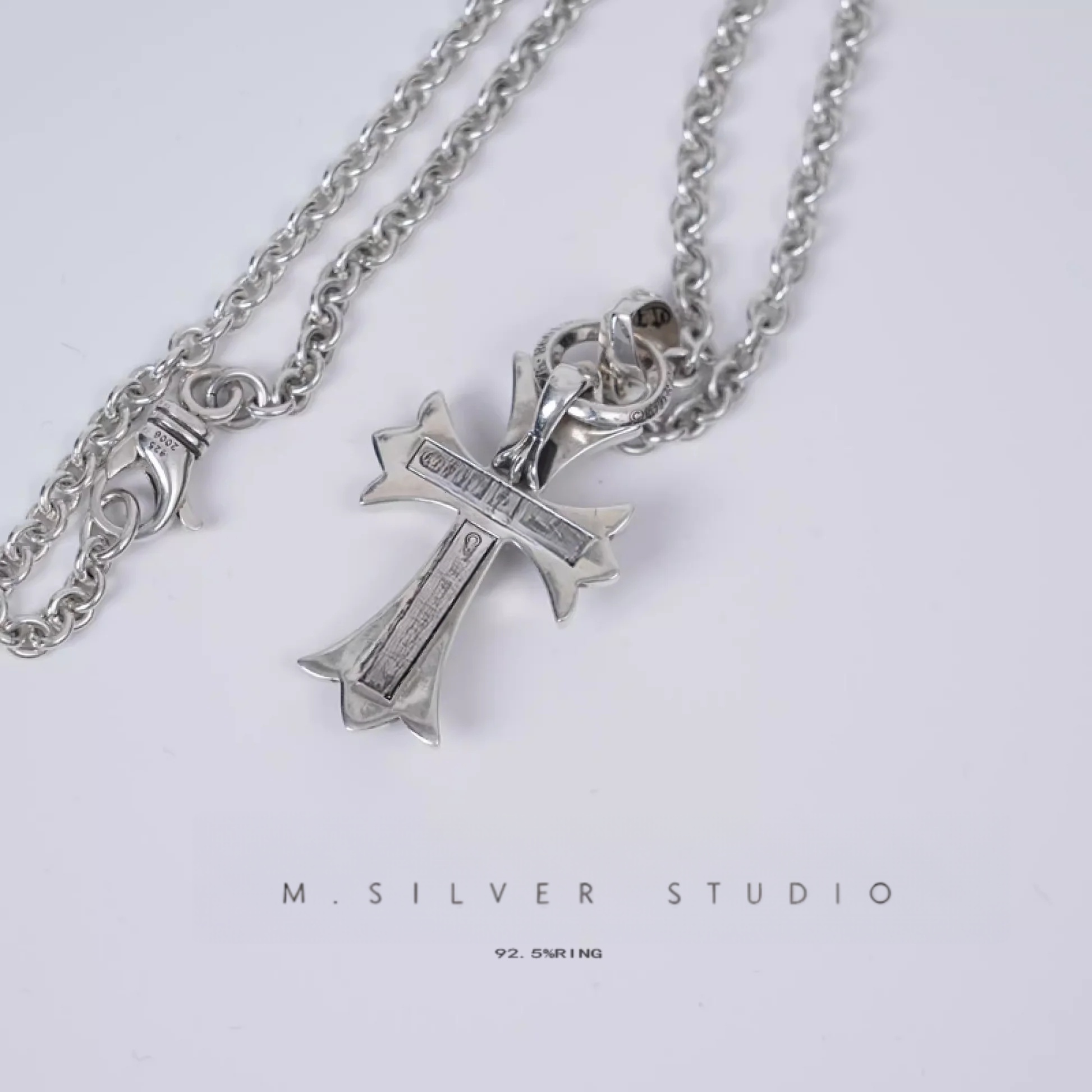 Chrome Hearts Cross Ring - Gothic 925 Sterling Silver Jewelry | David Studio