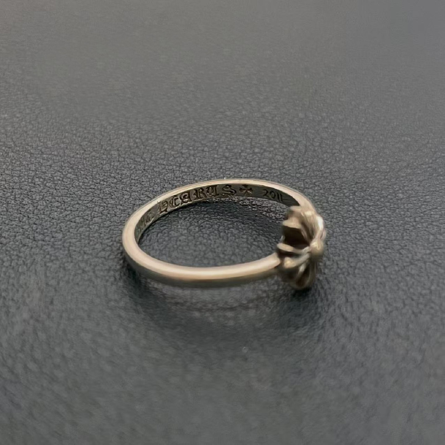 Chrome Hearts Cross Ring - Gothic 925 Sterling Silver Jewelry | David Studio