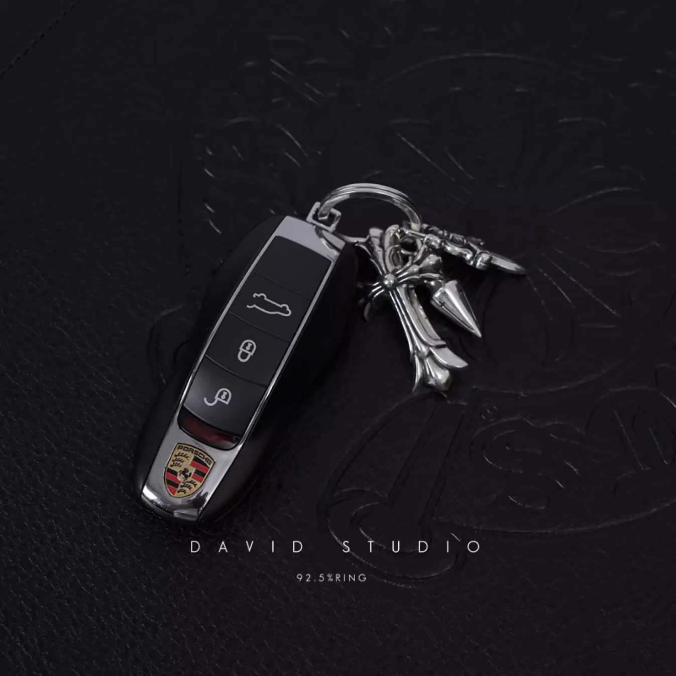 Chrome Hearts Cross Ring - Gothic 925 Sterling Silver Jewelry | David Studio