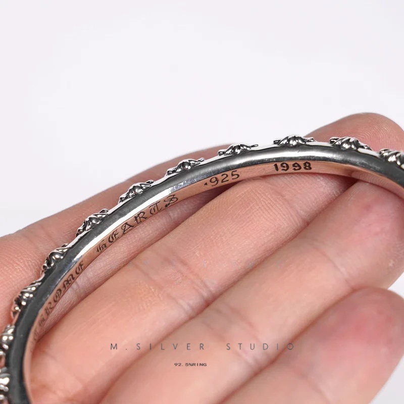 Chrome Hearts Cross Ring - Gothic 925 Sterling Silver Jewelry | David Studio