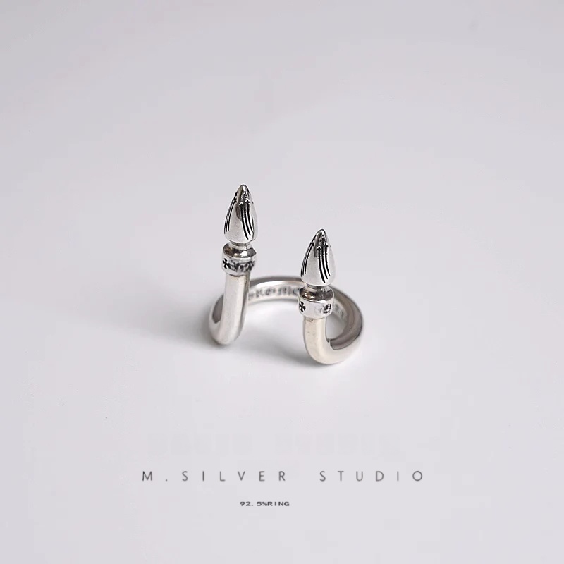 Chrome Hearts Cross Ring - Gothic 925 Sterling Silver Jewelry | David Studio