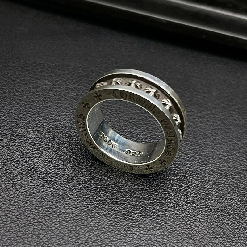 Chrome Hearts Cross Ring - Gothic 925 Sterling Silver Jewelry | David Studio