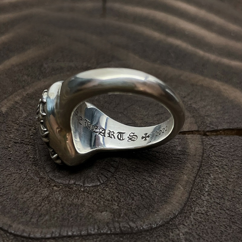 Chrome Hearts Cross Ring - Gothic 925 Sterling Silver Jewelry | David Studio