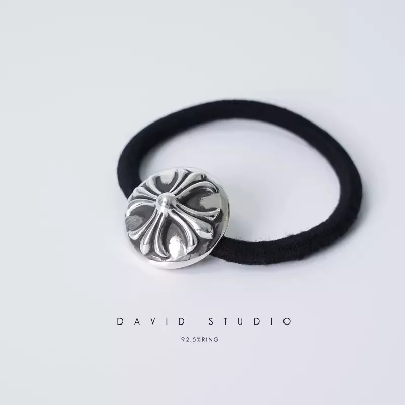 Chrome Hearts Cross Ring - Gothic 925 Sterling Silver Jewelry | David Studio