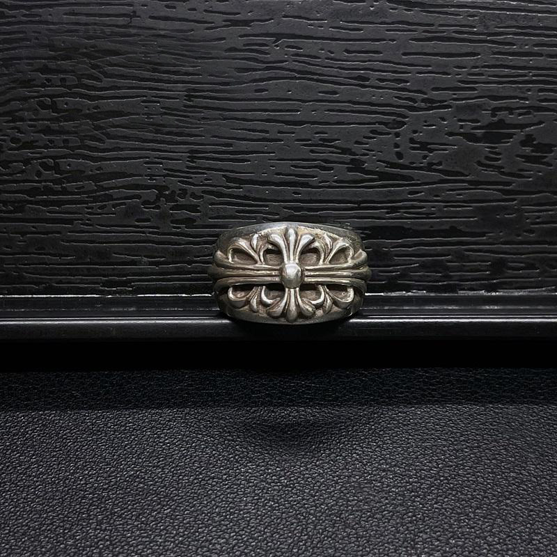 Chrome Hearts Cross Ring - Gothic 925 Sterling Silver Jewelry | David Studio
